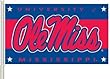 Mississippi Rebels - Ole Miss CAR FLAG w/Wall Brackett Set of 2 - NCAA