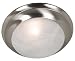 Dickens Flush Mount Light One-light Brushed Steel