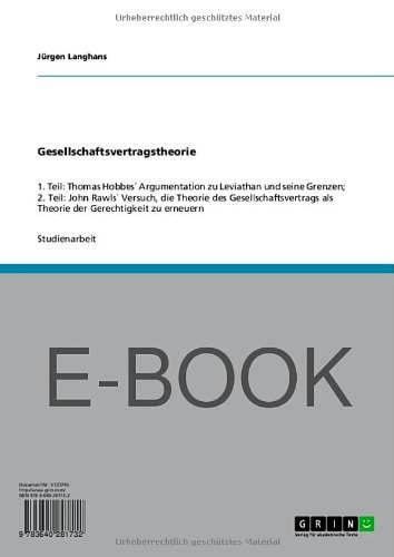 Gesellschaftsvertragstheorie (German Edition)
