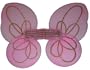 Fantasy Glitter Chiffon Wings Fairy Princess Butterfly Angel Costume Accessory Child Size Pastel Pink