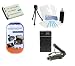 Battery And Charger Kit For Fuji Fujifilm FinePix Z900EXR,JX370, Z70, Z90, XP20, XP30, XP10, XP50, Z100EXR, Z110EXR,T400,T350, JZ250, JZ100, JX580, JX550, JX520, JX500 Camera Includes (1100 Mah) Replacement For Fuji NP-45A Battery + AC/DC Travel Charger + Cleaning Kit