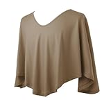 Mamaflage Breastfeeding V Neck Poncho in Fawn