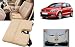 Auto Pearl - Premium Quality Car Seat Rest Cushion Beige For - Volkswagen Polo RS.799.00