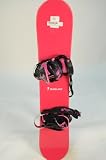 New Snowjam Glowstick Hot Pink Snowboard with Small Binding 120cm #22993