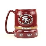 NFL Licensed San Francisco 49ers Ceramic 16 Oz Barrel Mug