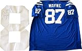 Reggie Wayne Autographed/Hand Signed Indianapolis Colts Authentic Jersey