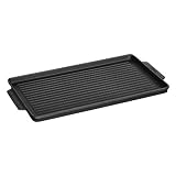 Staub Cast Iron 17 x 10 Grill Pan, Black