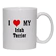 I Love/Heart Irish Terrier Mug for Coffee / Hot Beverage (choice of sizes and colors)