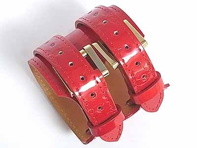 (ルイヴィトン)LOUIS VUITTON ヴェルニ バングル[チャールトン] レッド M91076 並行輸入品