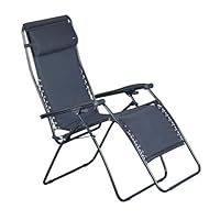 Faulkner XL Recliner Black Padded with Padded Arms