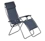 Faulkner XL Recliner Black Padded with Padded Arms