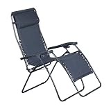 Faulkner XL Recliner Black Padded with Padded Arms