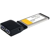 StarTech.com 2 Port ExpressCard SuperSpeed USB 3.0 Card Adapter ECUSB3S22