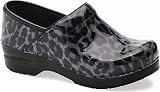 DANSKO Professional Leopard Patent Grey
