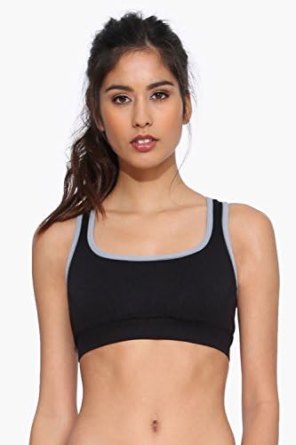 Necessary Clothing Women's Sports Bra Top - BLACK - S/M