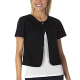 Mossimo® Black: Flutter-Sleeve Cardigan - Ebony