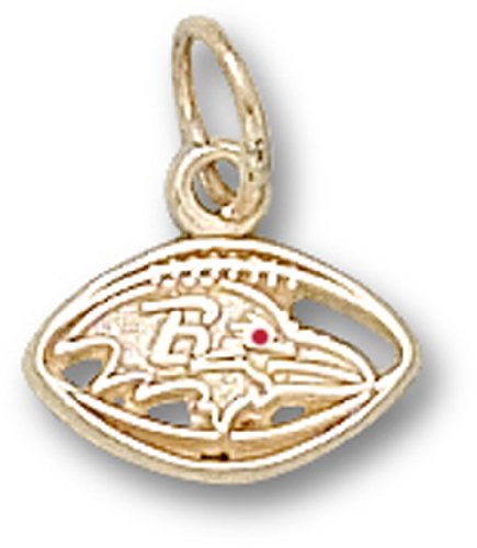 Baltimore Ravens Pendant - 10K Gold Raven Head