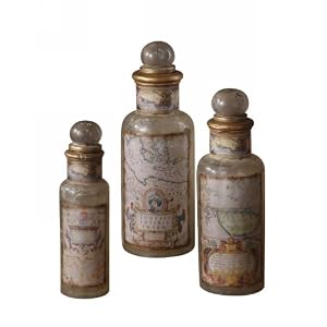 Old World Bottles Set of 3 by Uttermost
