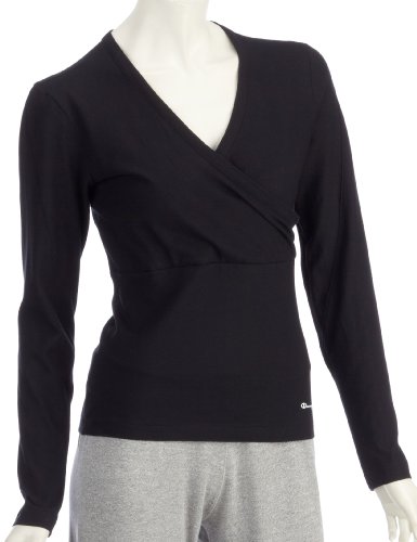 Champion Damen T-Shirt Langarm, schwarz, L, 103748-2175 Preisvergleich