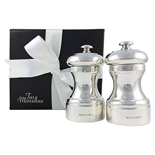 Best Price Sterling Silver Peugeot Salt and Pepper Grinder Mill Gift