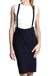 High-Neck Nylon/Rayon/Viscose/Knit Draped Sleeveless Tank  Dress