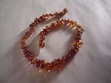 Baby Teething Necklace - Dark Amber