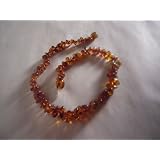 Baby Teething Necklace - Dark Amber