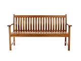 Outdoor Living : Java Teak Hardwood Outdoor Patio Wave Bench
