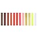 Caramel Blonde Ombre Hair Dye Set of 12 | Honey Blonde Red Ombre Hair Set | MAROON Color Temporary Vibrant Hair Dye | with Shades of White, Yellow, Red, Orange & Brown | Pastel Set of 12 Temporary Vibrant Hair Dye | Color your Hair Caramel Brown Ombre in seconds with temporary HairChalk by HairChalkCo
