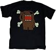 Domo Domo-Kun as a Pirate Black T-Shirt Tee