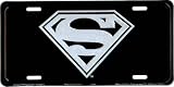Superman License Plate (New Style Black)