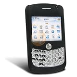 Eforcity Brand New Black Silicone Skin Case for RIM BlackBerry Curve 8300 series 8300 / 8310 / 8320 SmartPhone Cellphones