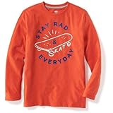 オールドネイビー OLD NAVY/ グラフィック クルーネック ティ ボーイズ ブレイズオブグローリー トップス長袖Tシャツ S (6～7歳)【並行輸入】