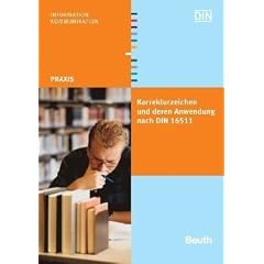 Korrekturzeichen nach DIN 16511
