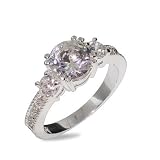 Eve's Addiction Vintage Style Past, Present and Future Engagement Ring