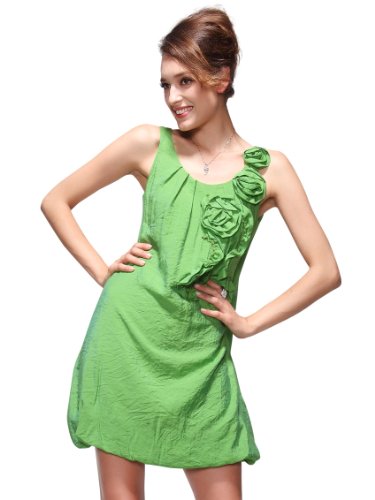 Ever Pretty Round Neckline Flowers Short Casual Dress 00815