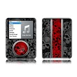 Nunzio (Red & Grey Bones) Design Protective Decal Skin Sticker for Apple iPod nano 3G (3rd Generation) 4GB/ 8GB Player