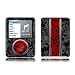 Nunzio (Red & Grey Bones) Design Protective Decal Skin Sticker for Apple iPod nano 3G (3rd Generation) 4GB/ 8GB Player