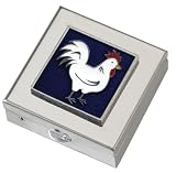 White Chicken Small Vitamin Case - Polished w/Mirror