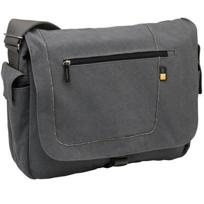 Caselogic CSAM-15 Canvas 15.4-Inch Artist Series Messenger Bag (Gray)