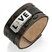 LOVE Made in Heaven (TM) Cuff Bracelet with Smoky Quartz