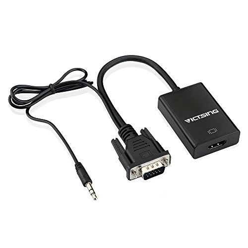 VicTsing VGA To HDMI Output 1080P HD Audio TV AV HDTV Video Cable Converter Adapter