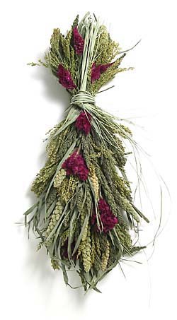 NEW 24 Vertical BIRD Swag WREATH Millet CANARY Bear GRASS Amaranthus