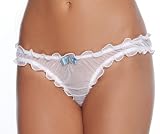 Sheer Panty with Satin Bow
