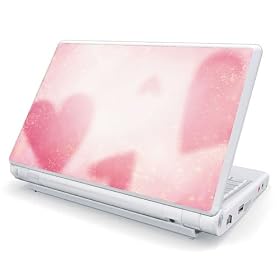 Toshiba NB205 Netbook Skin - Glitter Heart