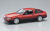 DISM 1/24 カローラレビン (AE86) 後期型 ( 赤/黒ツートン )