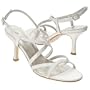 Anne Klein Women's 'Rubie2' Bridal White Satin Sandal (7)