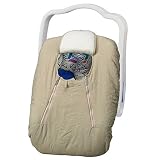 Baby's Cozy World Microfiber Embroidered Nylon Cover - Sand