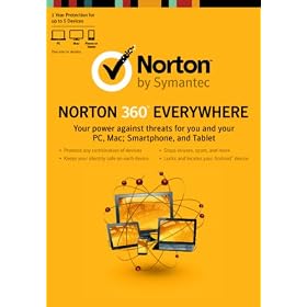 Norton 360 Everywhere - 1 yr Protection for up to 5 Devices: Software