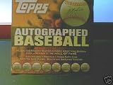 2006 Topps Autograph Baseball Factory Sealed Hobby Box ( 1 Original Autographed Baseball Per Box, Includes PSA Certificate of Authenticity)
